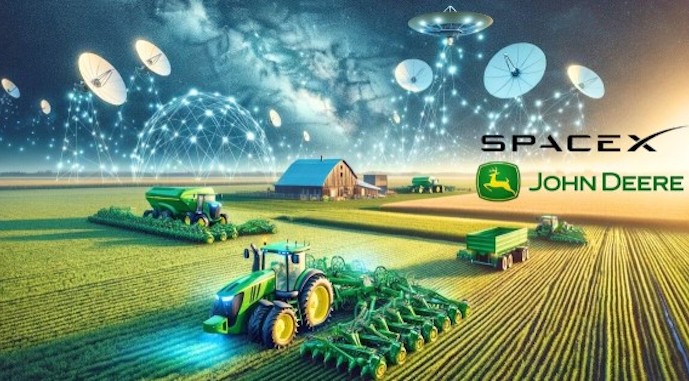 Ви зараз переглядаєте John Deere працюватиме на супутниках Starlink