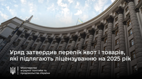 Ви зараз переглядаєте Уряд затвердив перелік квот і товарів, які підлягають ліцензуванню на 2025 рік