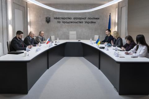 Ви зараз переглядаєте Чеська Республіка готова поширювати співпрацю з Україною та підтримувати аграрний сектор