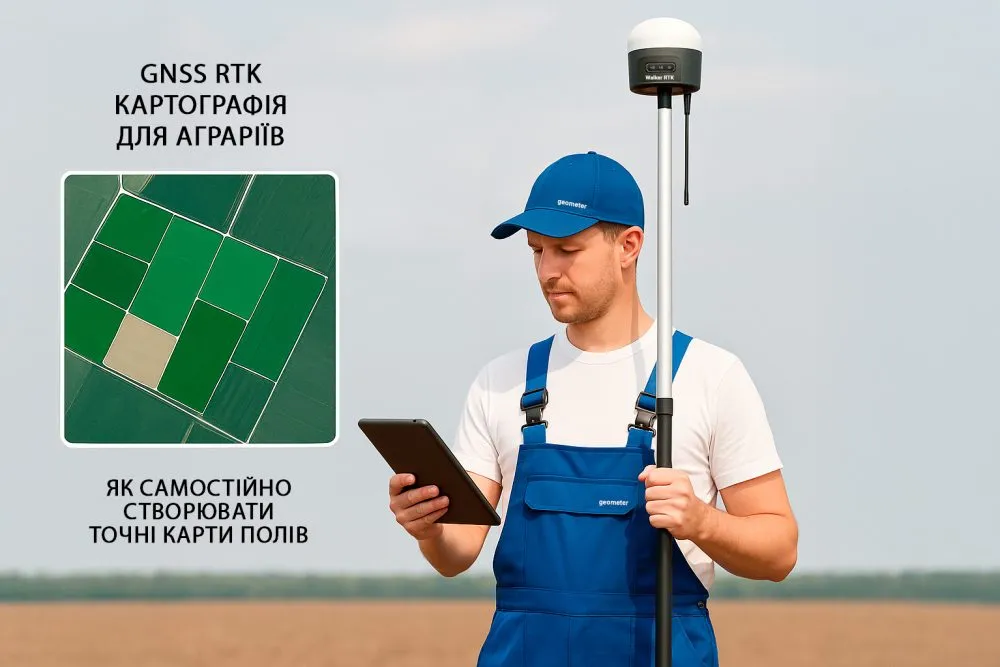 Ви зараз переглядаєте GNSS RTK картографія для аграріїв — як самостійно створювати точні карти полів