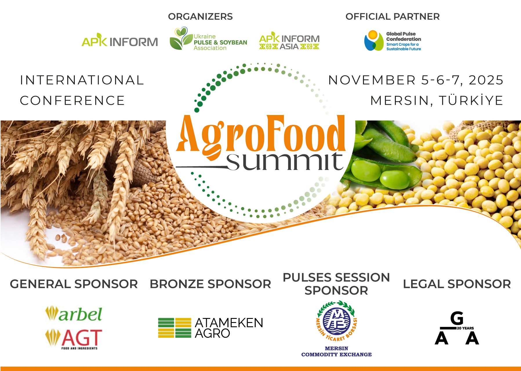 Ви зараз переглядаєте AgroFoodSummit 2025 у Мерсіні відбудеться за підтримки світових лідерів аграрної галузі