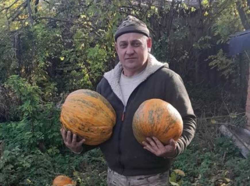 Ви зараз переглядаєте На Кіровоградщині ветеран започаткував гарбузовий бізнес