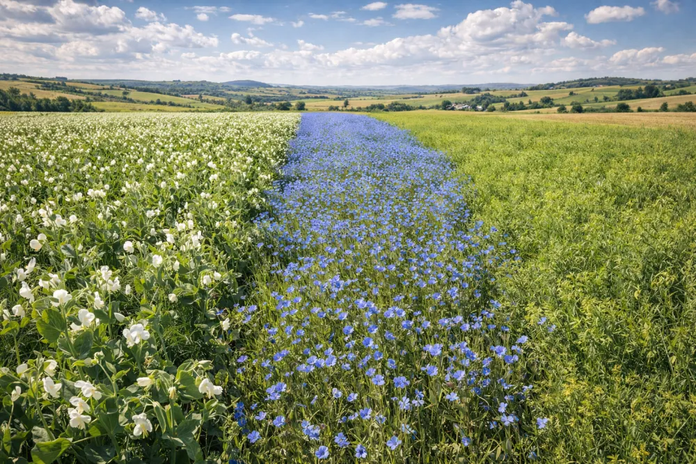 Ви зараз переглядаєте Горох, льон і сочевиця: які нішеві культури радять вирощувати українські науковці