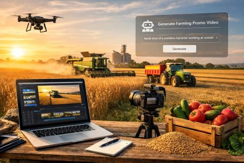 Ви зараз переглядаєте ШІ-відео для агробізнесу: реклама ферми, техніки та продукції без оператора (Kling AI)
