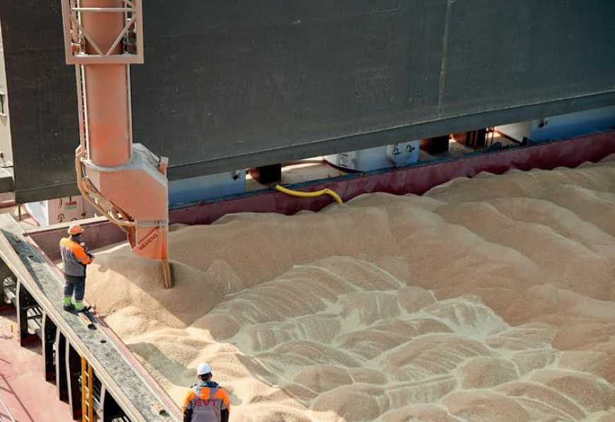 Ви зараз переглядаєте Морські порти України відновлюють перевалку зерна