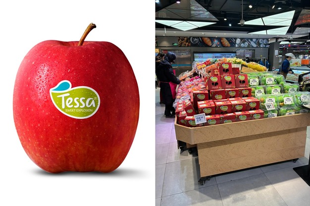 Презентація яблука Tessa в Китаї