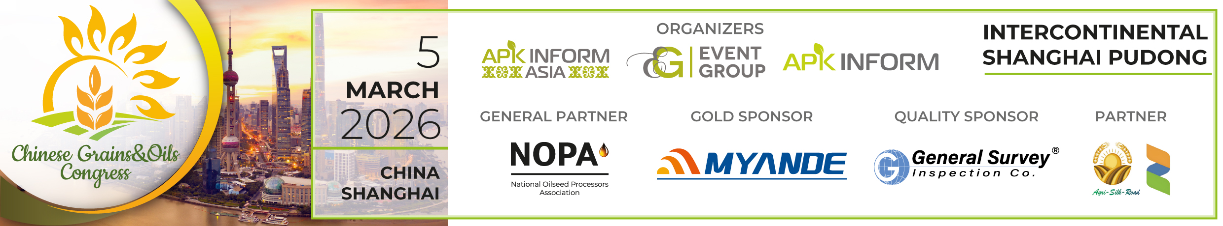 Ви зараз переглядаєте У роботі Chinese Grains&Oils Congress 2026 візьмуть участь ключові імпортери та переробники сільгосппродукції Китаю