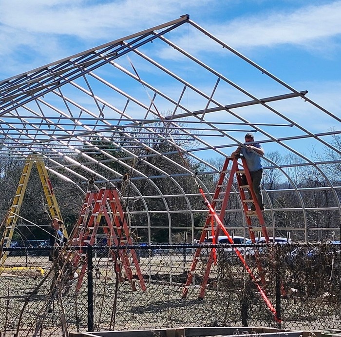 Внутрішній вигляд теплиці Rimol Greenhouse