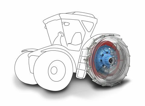 Ви зараз переглядаєте Інноваційний водневий накопичувач у задньому колесі трактора