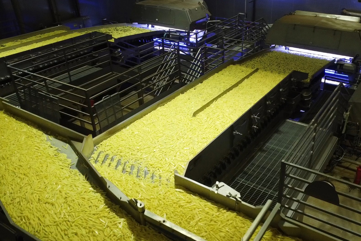 Сортувальна система для картоплі