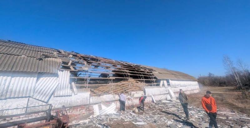 На Чернігівщині росіяни атакували зерносховище агропідприємства