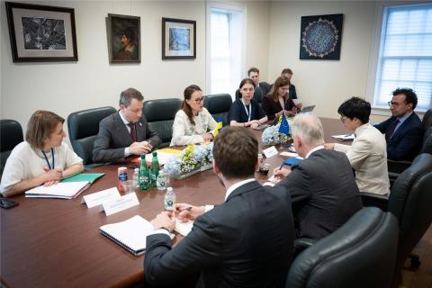 Ви зараз переглядаєте Україна розширює економічну співпрацю та партнерства під час Весняних зборів МВФ і Світового банку у Вашингтоні