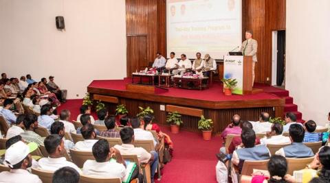 Ви зараз переглядаєте ICRISAT та уряд Телангани підвищують кваліфікацію фермерів через навчання з управління здоров’ям ґрунту