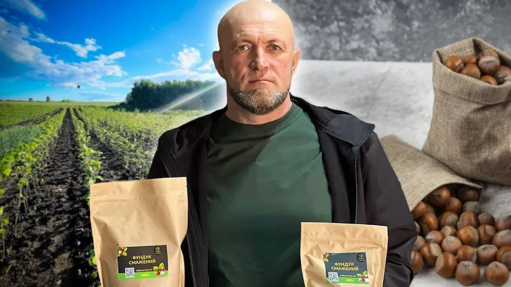 Ви зараз переглядаєте На Житомирщині ветеран ЗСУ вирощує фундук