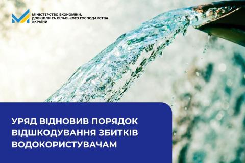 Ви зараз переглядаєте Уряд відновив порядок відшкодування збитків водокористувачам