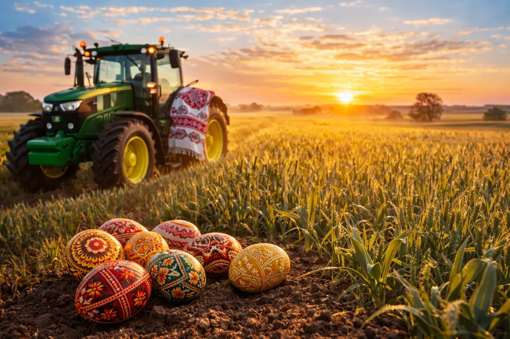 Зі світлим святом Великодня, непереможні аграрії України!1