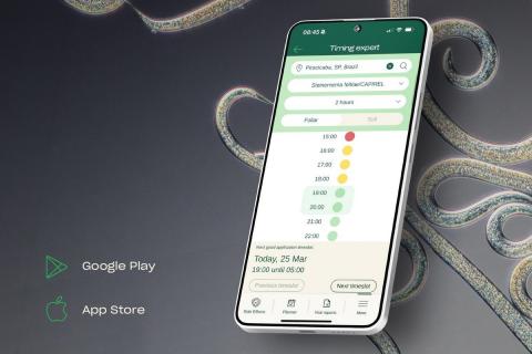Ви зараз переглядаєте Koppert додала до застосунку Koppert One інструмент Timing Expert для вибору часу позакореневих обробок корисними нематодами