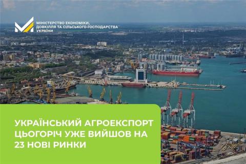Ви зараз переглядаєте Український агроекспорт за перше півріччя 2026 року вийшов на 23 нові ринки