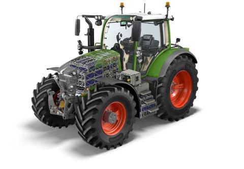 Ви зараз переглядаєте Електричний трактор на базі Fendt 600 Vario: HUE-Trac 620 планують завершити у грудні 2026 року