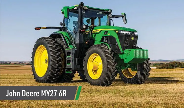 Ви зараз переглядаєте John Deere оновив лінійку середньорозмірних тракторів серії 6R