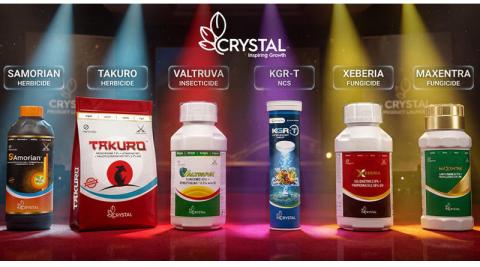 Ви зараз переглядаєте Crystal Crop Protection представила шість нових продуктів для сезону Kharif 2026 в Індії