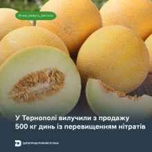 Ви зараз переглядаєте У Тернополі з продажу вилучили 500 кг динь із перевищенням нітратів