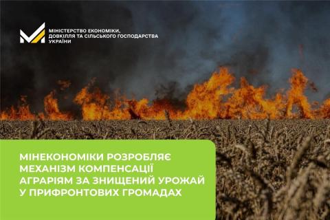 Ви зараз переглядаєте Мінекономіки розробляє механізм компенсації аграріям за знищений урожай у прифронтових громадах — Тарас Висоцький