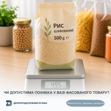 Ви зараз переглядаєте Держпродспоживслужба пояснила, яка похибка у вазі фасованих продуктів є допустимою