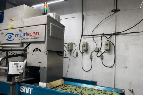 Ви зараз переглядаєте WECO представила рентгенівську систему Multiscan MXV-Bulk для виявлення внутрішніх дефектів горіхів у шкаралупі