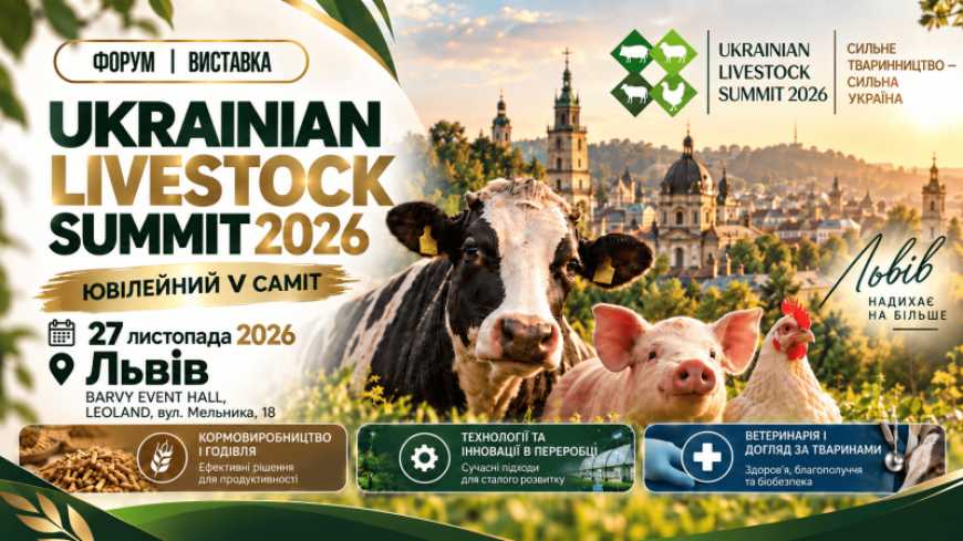 Ви зараз переглядаєте Ювілейний Ukrainian Livestock Summit 2026 відбудеться у Львові!